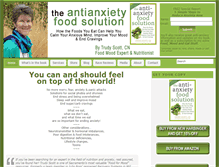 Tablet Screenshot of antianxietyfoodsolution.com